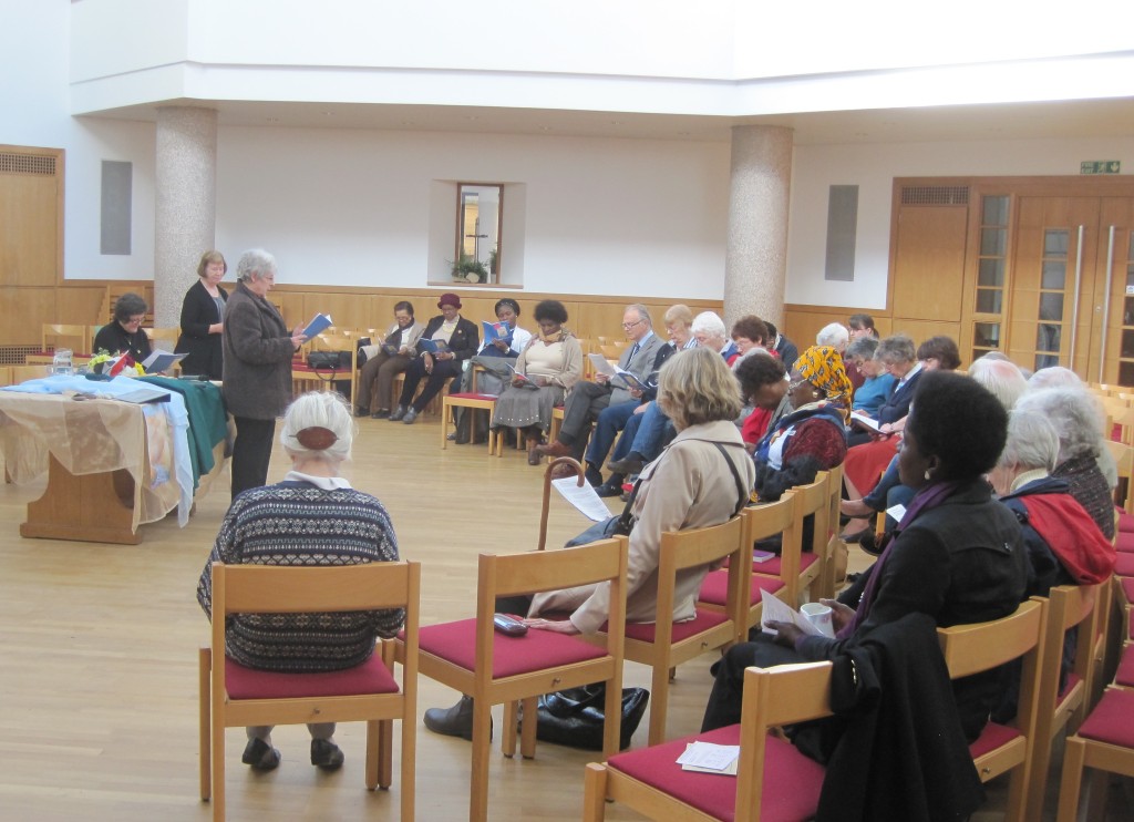 Congregation at the Women’s World Day of Prayer service. You don’t have to be a woman to attend!