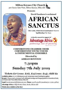 African Sanctus @ The Church of Christ the Cornerstone